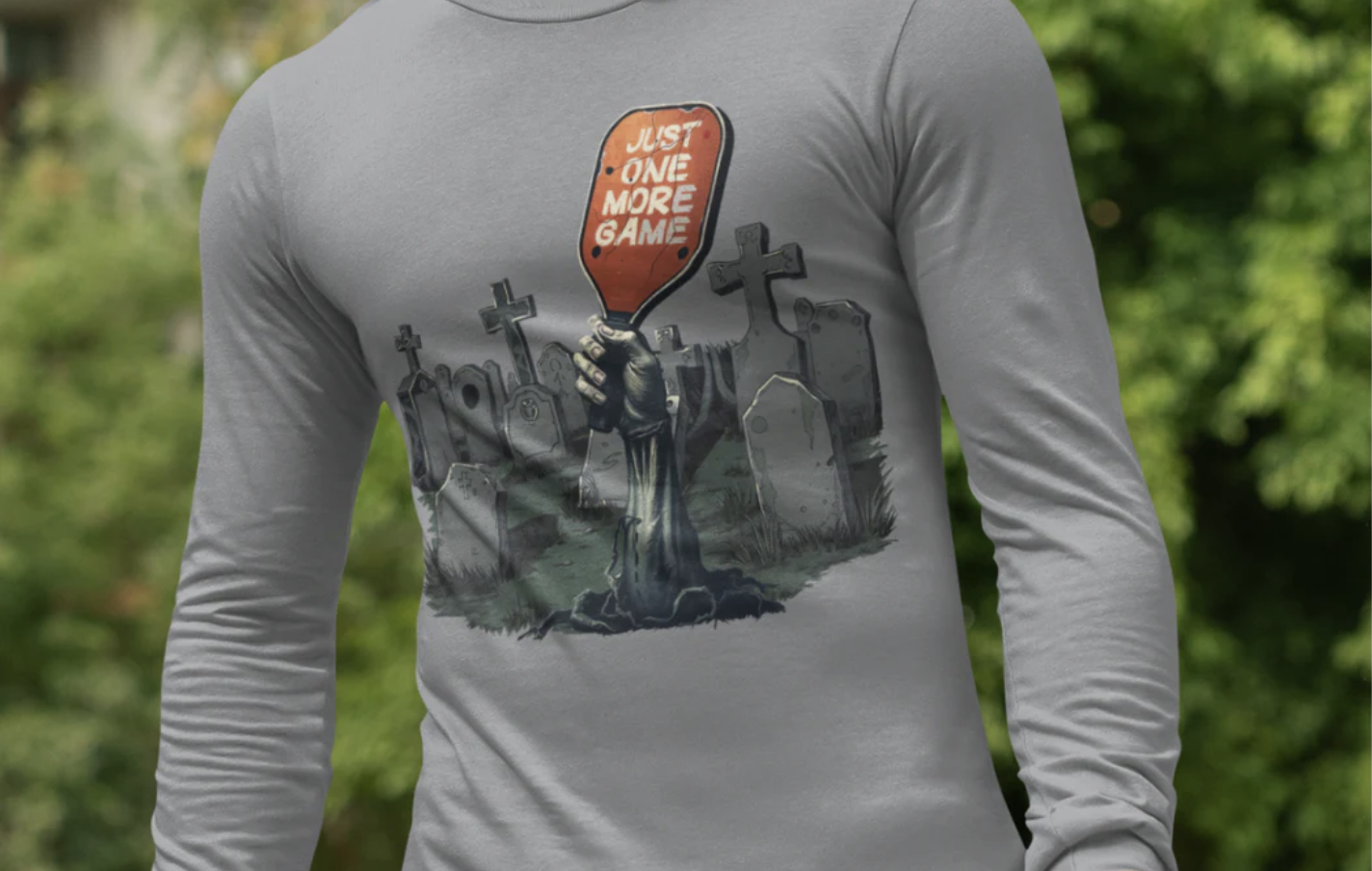 Zombie Just One More GamePerformance Long Sleeve Shirt